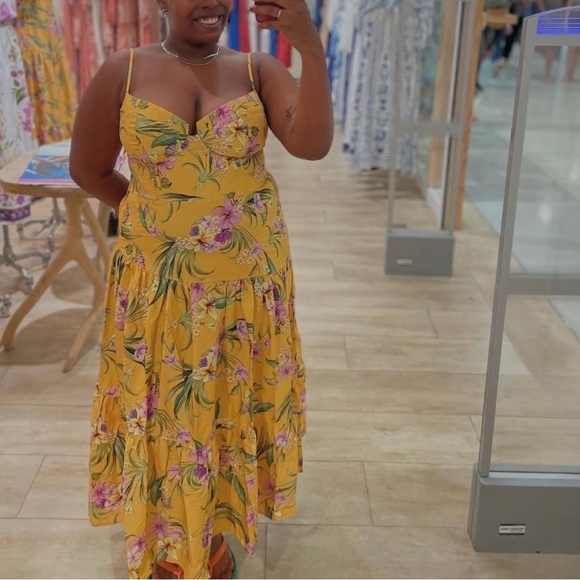 FARM Rio Flowers Long Dress Size XL - Picture 5 of 11